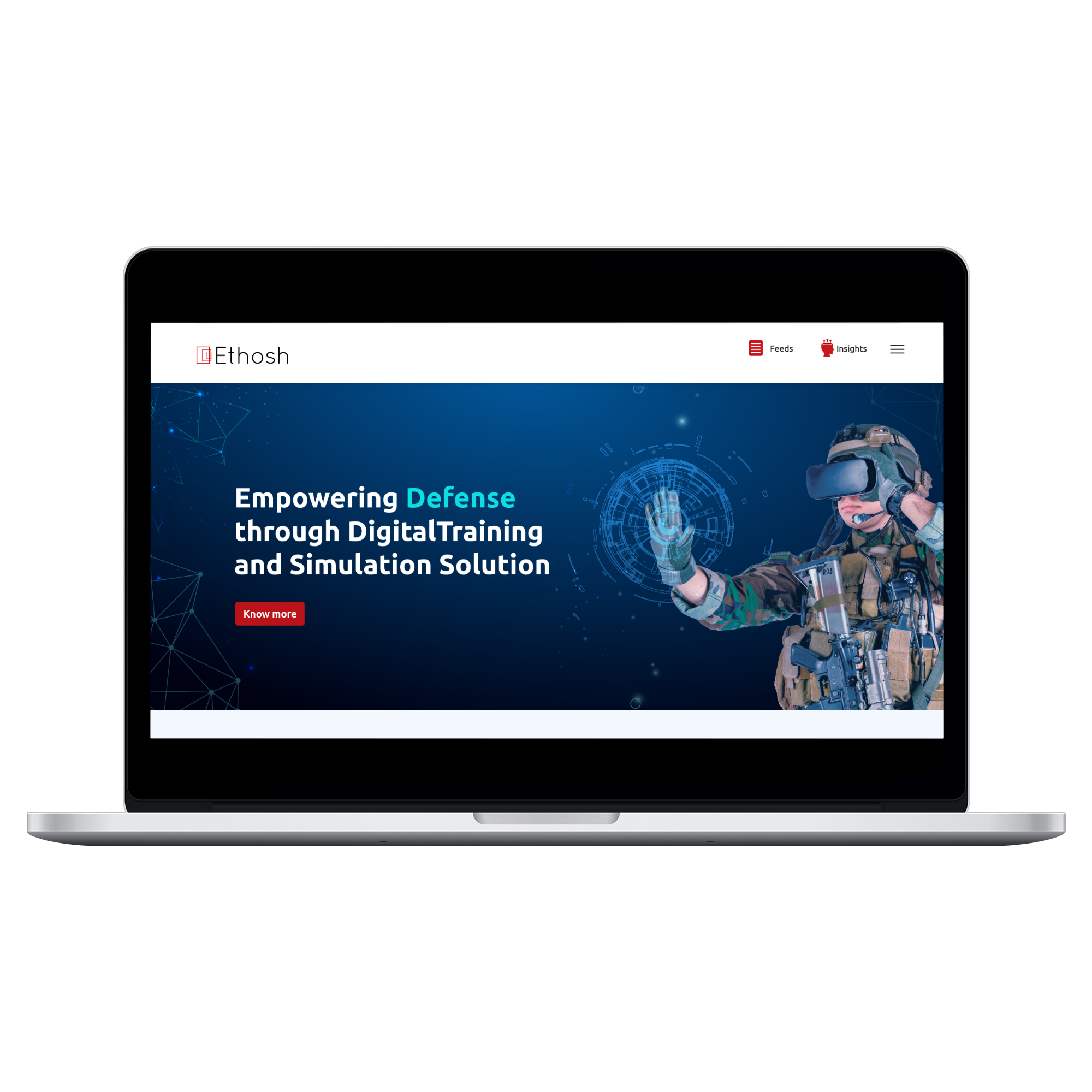 Defence Army Landing Page